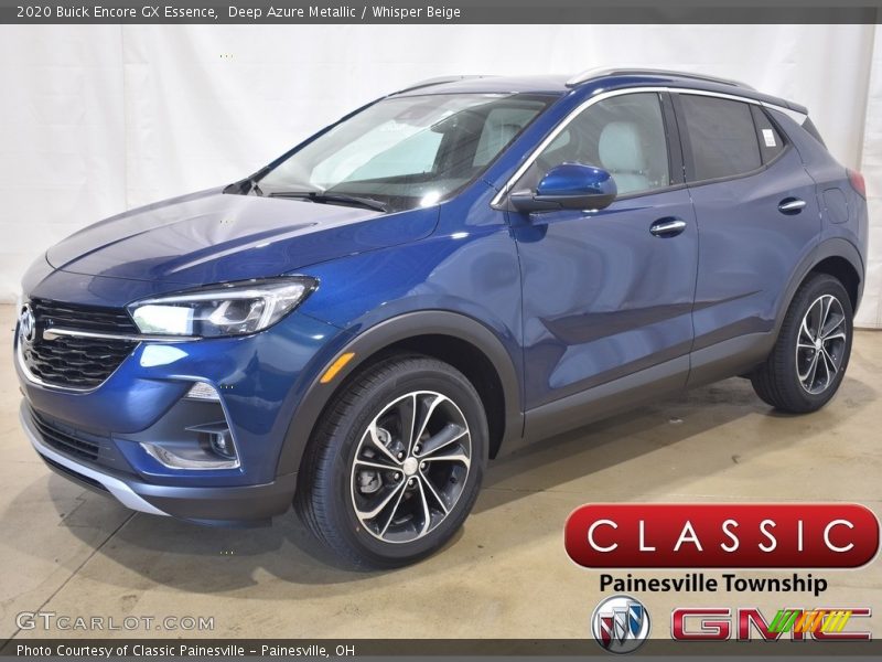 Deep Azure Metallic / Whisper Beige 2020 Buick Encore GX Essence