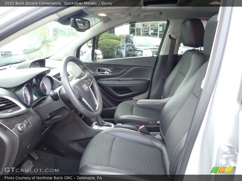 Quicksilver Metallic / Ebony 2015 Buick Encore Convenience