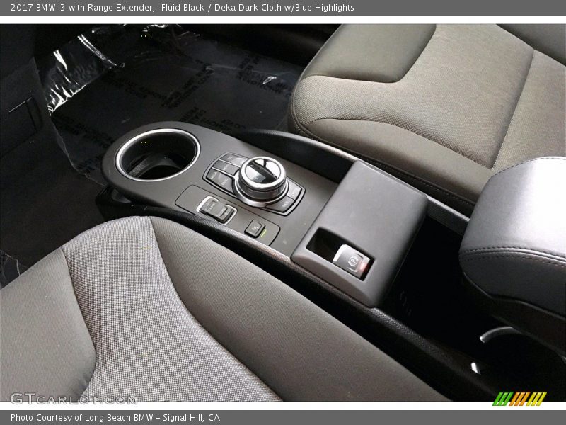 Fluid Black / Deka Dark Cloth w/Blue Highlights 2017 BMW i3 with Range Extender