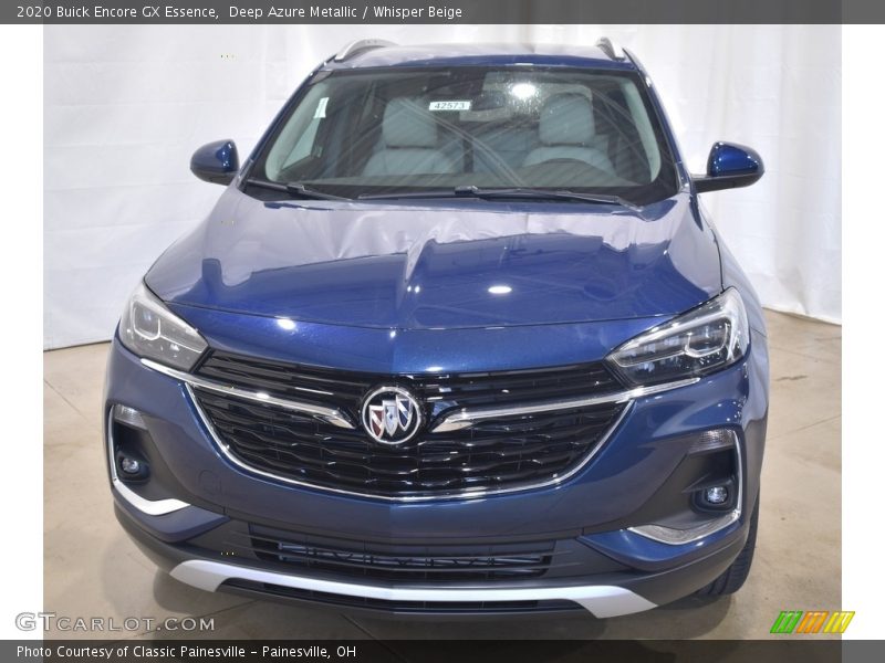 Deep Azure Metallic / Whisper Beige 2020 Buick Encore GX Essence