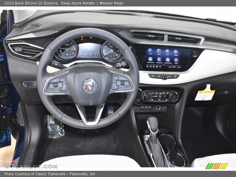 Deep Azure Metallic / Whisper Beige 2020 Buick Encore GX Essence