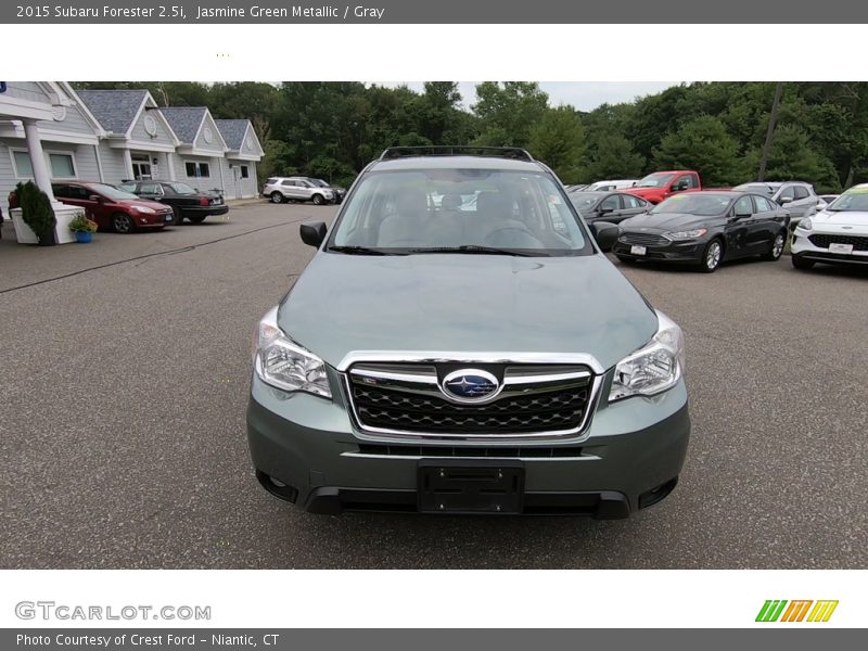 Jasmine Green Metallic / Gray 2015 Subaru Forester 2.5i