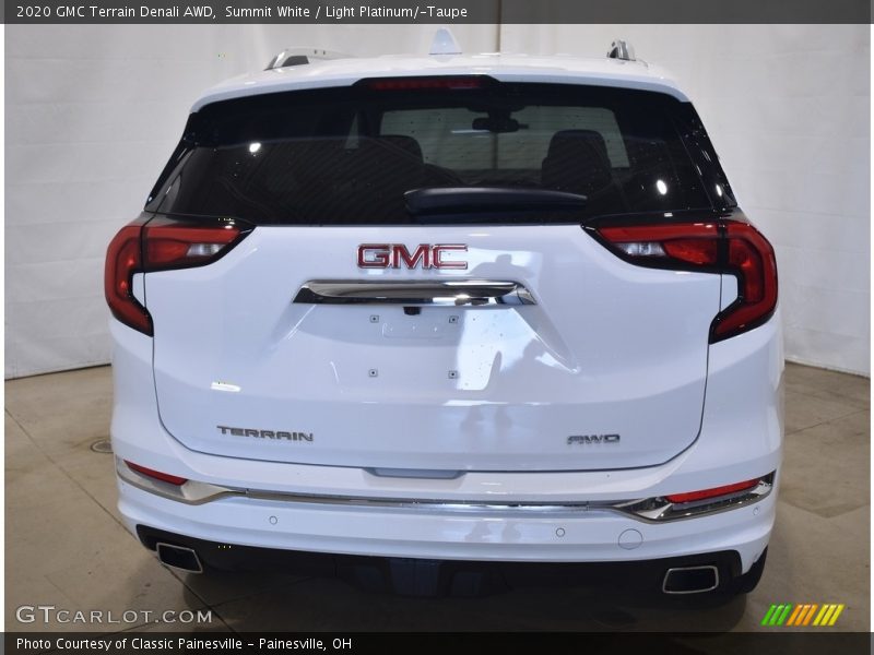 Summit White / Light Platinum/­Taupe 2020 GMC Terrain Denali AWD