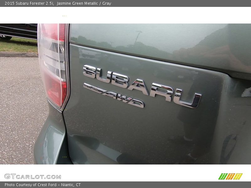 Jasmine Green Metallic / Gray 2015 Subaru Forester 2.5i