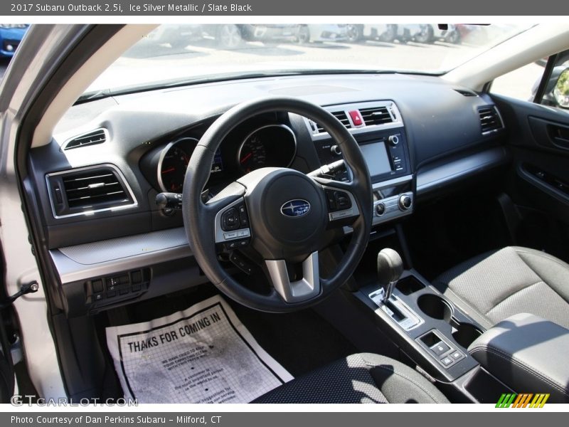 Ice Silver Metallic / Slate Black 2017 Subaru Outback 2.5i