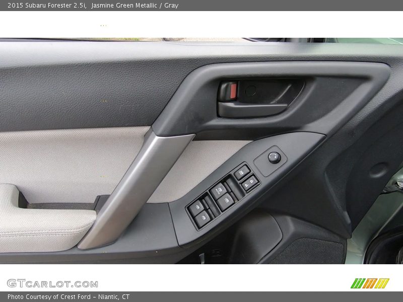 Jasmine Green Metallic / Gray 2015 Subaru Forester 2.5i
