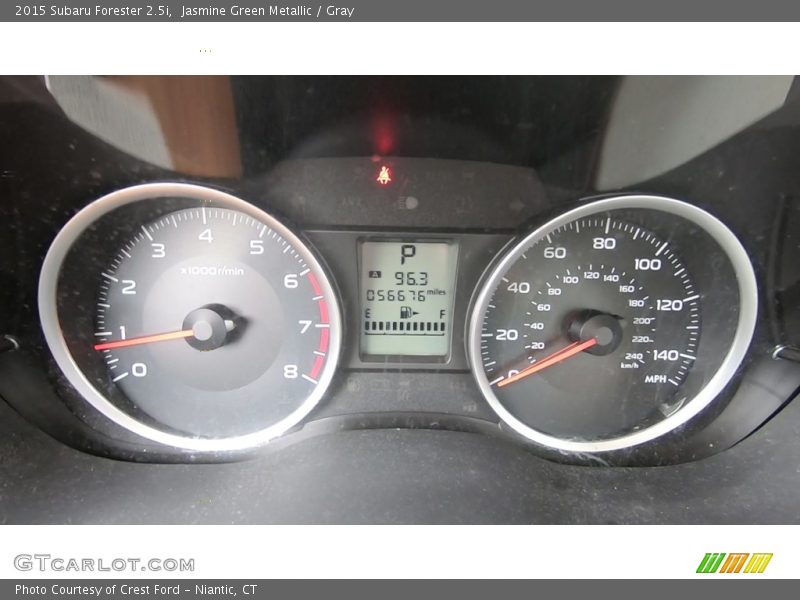 Jasmine Green Metallic / Gray 2015 Subaru Forester 2.5i