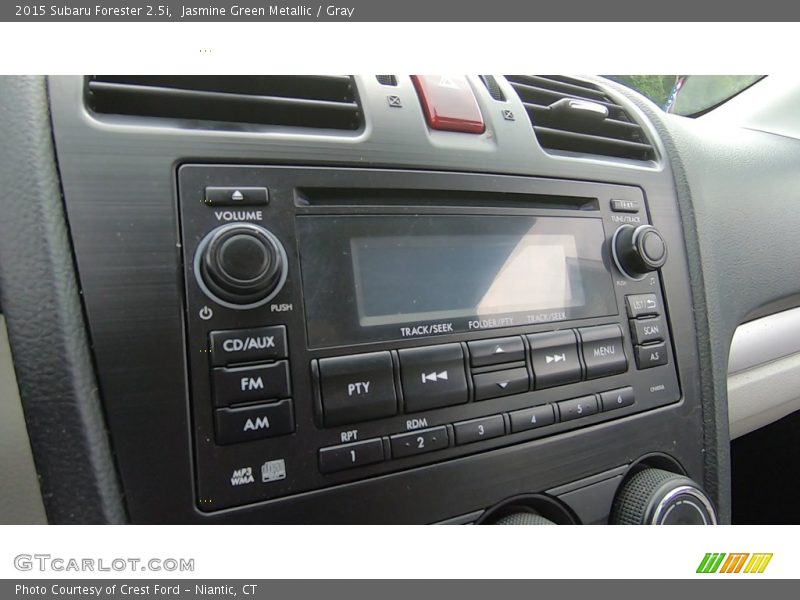Jasmine Green Metallic / Gray 2015 Subaru Forester 2.5i
