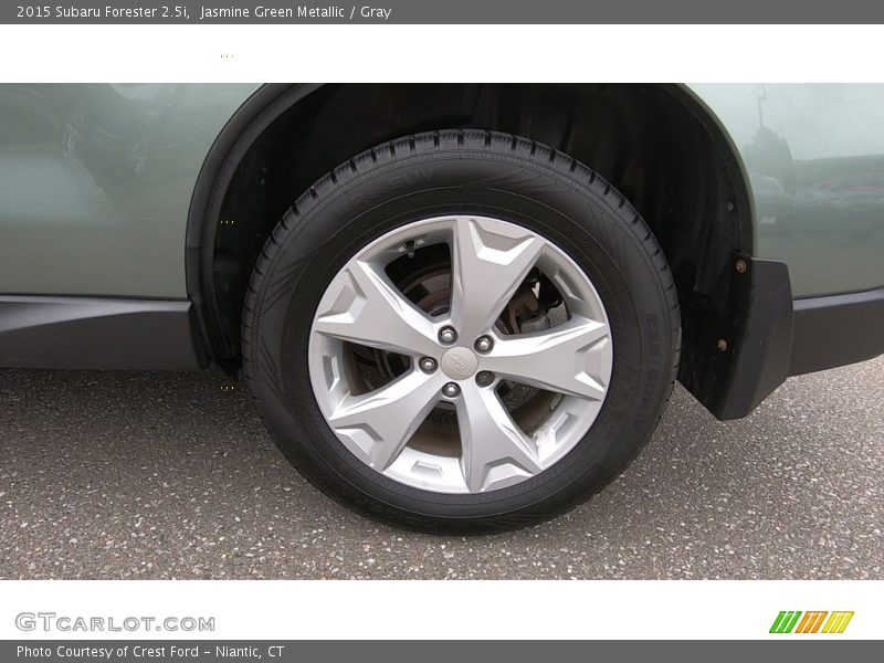Jasmine Green Metallic / Gray 2015 Subaru Forester 2.5i