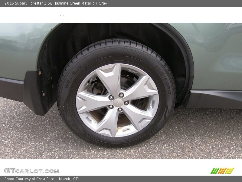 Jasmine Green Metallic / Gray 2015 Subaru Forester 2.5i