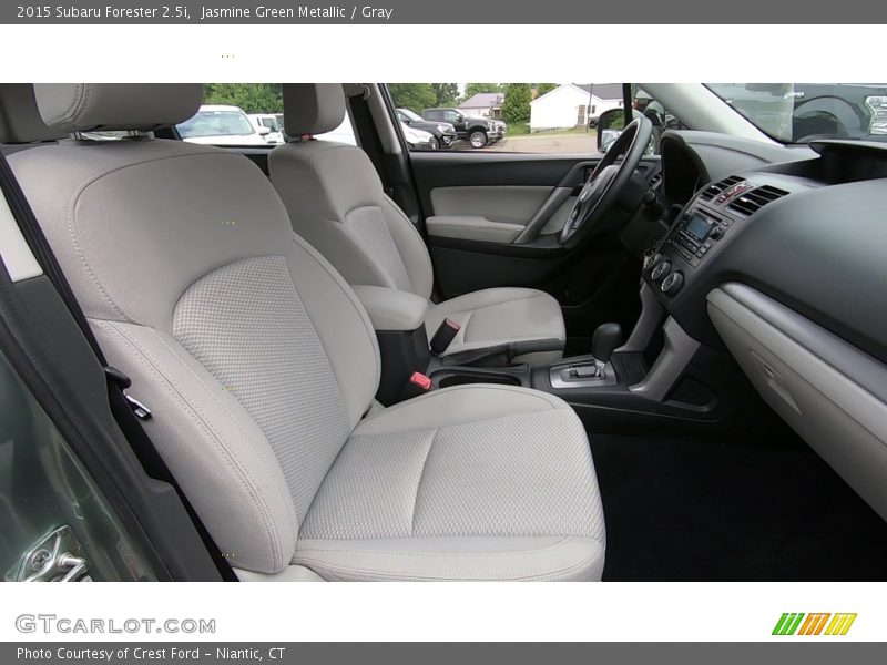 Jasmine Green Metallic / Gray 2015 Subaru Forester 2.5i