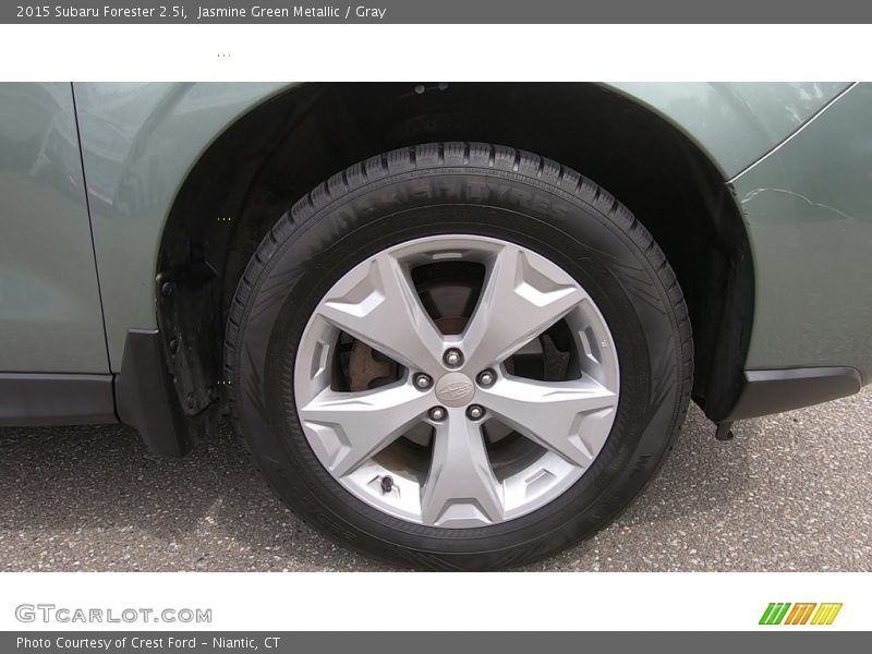 Jasmine Green Metallic / Gray 2015 Subaru Forester 2.5i