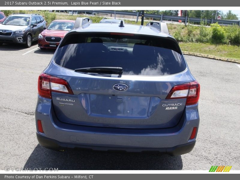 Lapis Blue Pearl / Slate Black 2017 Subaru Outback 2.5i Premium