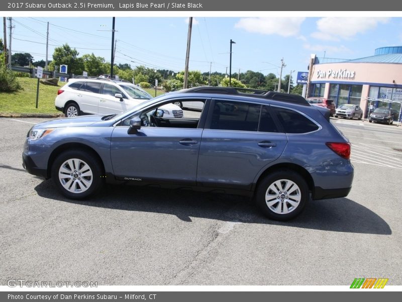 Lapis Blue Pearl / Slate Black 2017 Subaru Outback 2.5i Premium