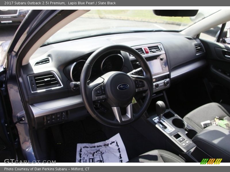 Lapis Blue Pearl / Slate Black 2017 Subaru Outback 2.5i Premium