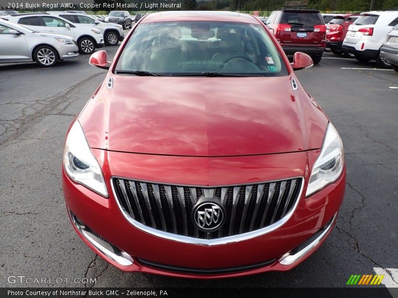 Copper Red Metallic / Light Neutral 2014 Buick Regal AWD