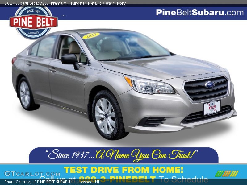 Tungsten Metallic / Warm Ivory 2017 Subaru Legacy 2.5i Premium