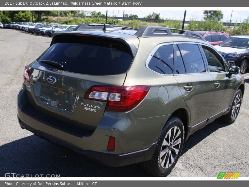 Wilderness Green Metallic / Warm Ivory 2017 Subaru Outback 2.5i Limited