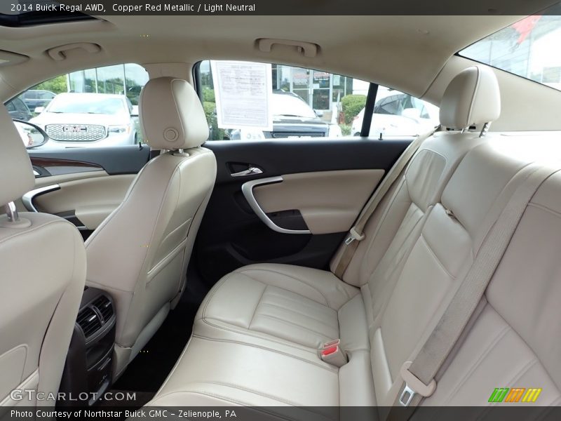 Rear Seat of 2014 Regal AWD