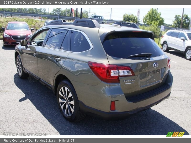 Wilderness Green Metallic / Warm Ivory 2017 Subaru Outback 2.5i Limited