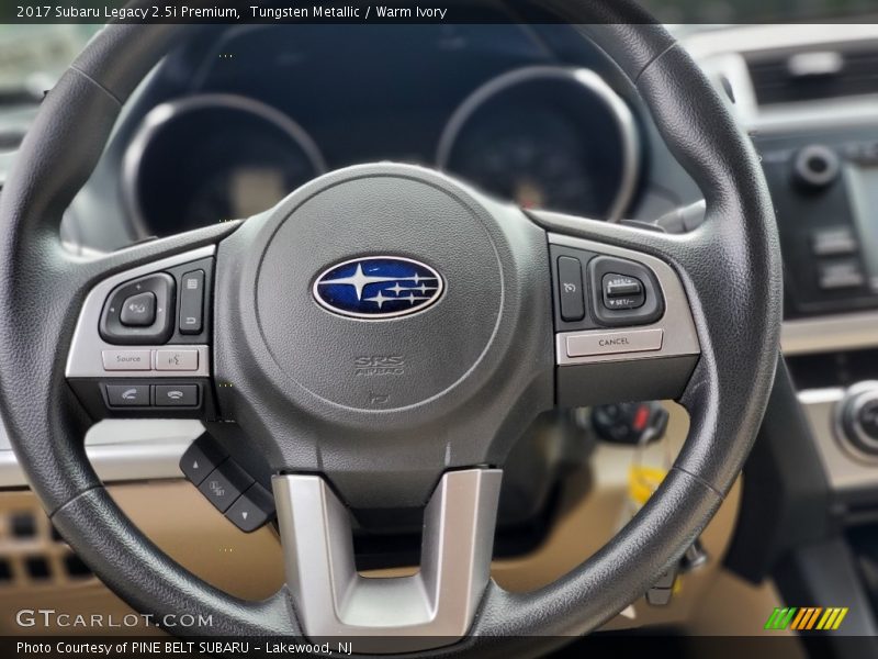 Tungsten Metallic / Warm Ivory 2017 Subaru Legacy 2.5i Premium