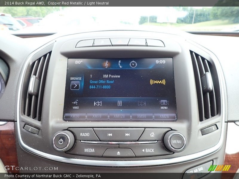 Controls of 2014 Regal AWD