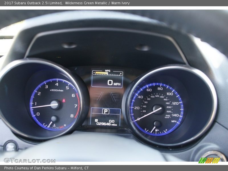 Wilderness Green Metallic / Warm Ivory 2017 Subaru Outback 2.5i Limited