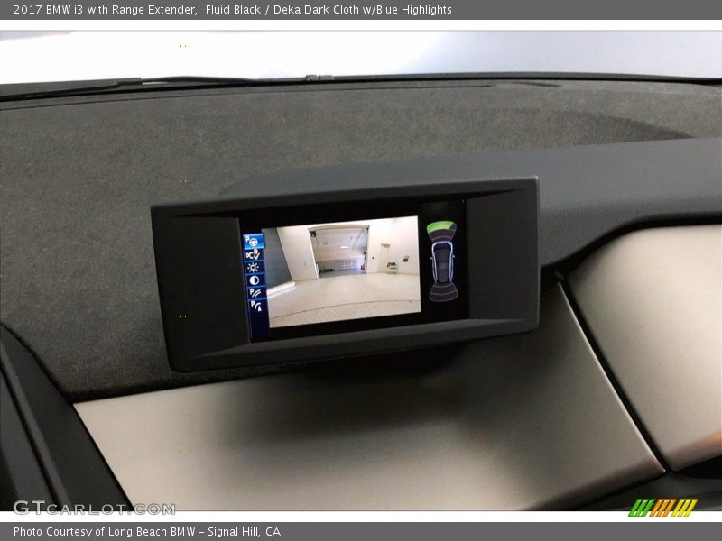Fluid Black / Deka Dark Cloth w/Blue Highlights 2017 BMW i3 with Range Extender