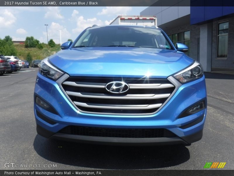 Caribbean Blue / Black 2017 Hyundai Tucson SE AWD