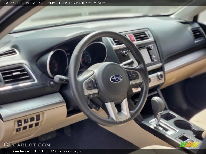 Tungsten Metallic / Warm Ivory 2017 Subaru Legacy 2.5i Premium