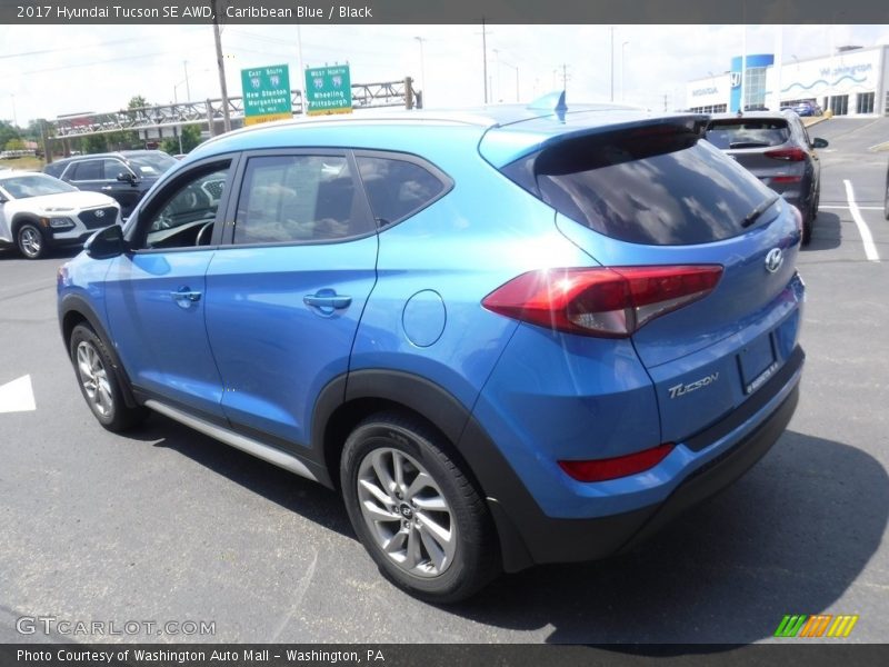 Caribbean Blue / Black 2017 Hyundai Tucson SE AWD
