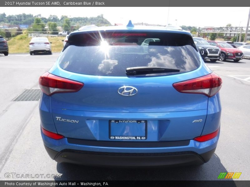 Caribbean Blue / Black 2017 Hyundai Tucson SE AWD