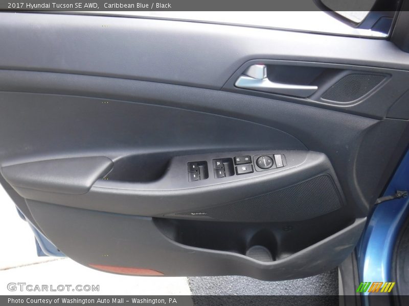 Caribbean Blue / Black 2017 Hyundai Tucson SE AWD