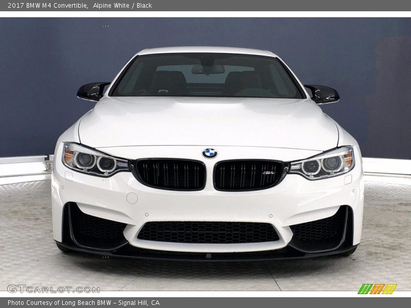 Alpine White / Black 2017 BMW M4 Convertible