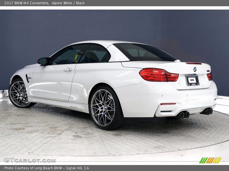 Alpine White / Black 2017 BMW M4 Convertible