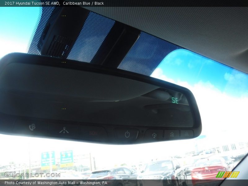 Caribbean Blue / Black 2017 Hyundai Tucson SE AWD