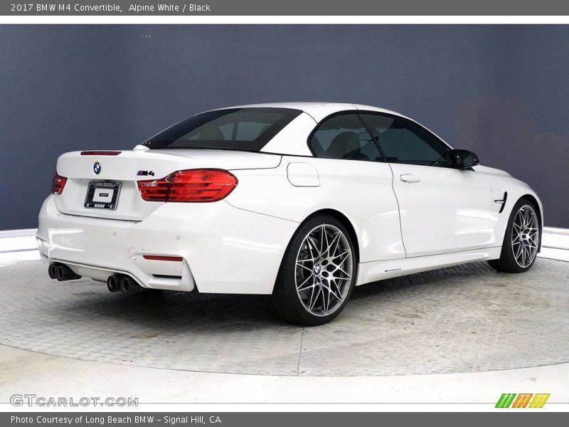 Alpine White / Black 2017 BMW M4 Convertible