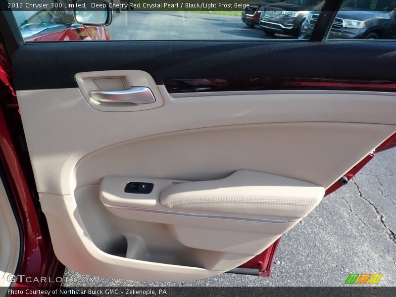 Deep Cherry Red Crystal Pearl / Black/Light Frost Beige 2012 Chrysler 300 Limited