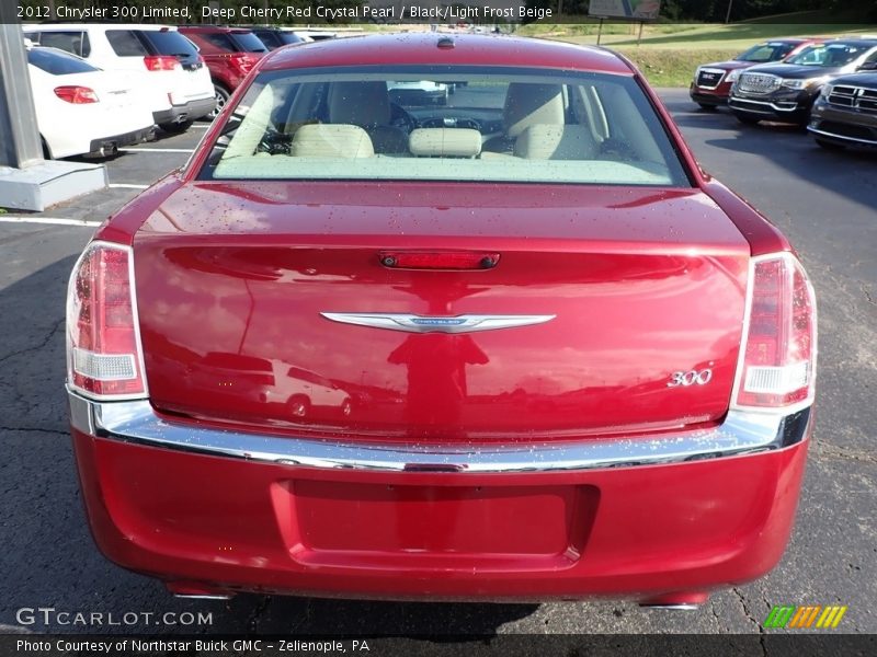 Deep Cherry Red Crystal Pearl / Black/Light Frost Beige 2012 Chrysler 300 Limited