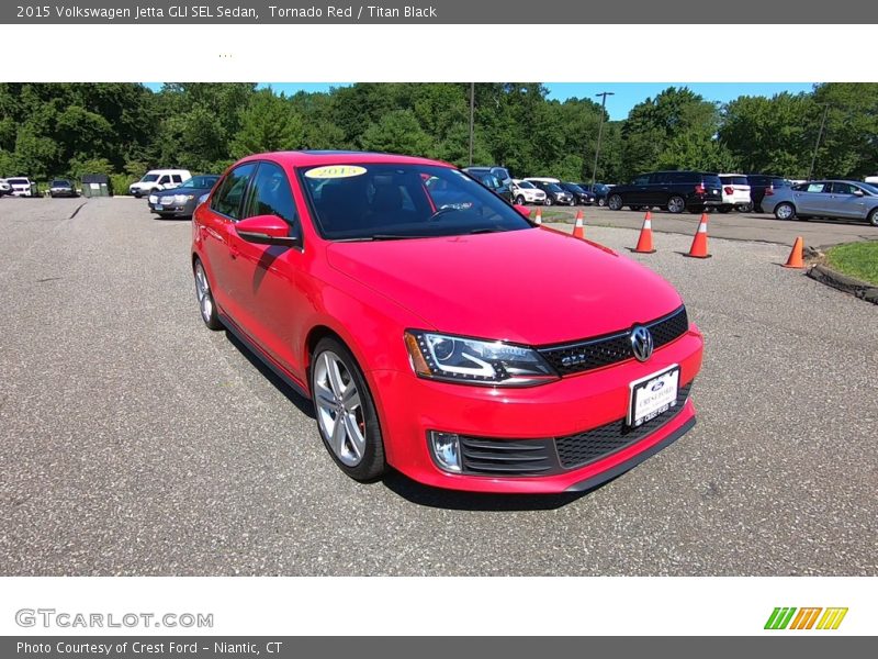 Front 3/4 View of 2015 Jetta GLI SEL Sedan
