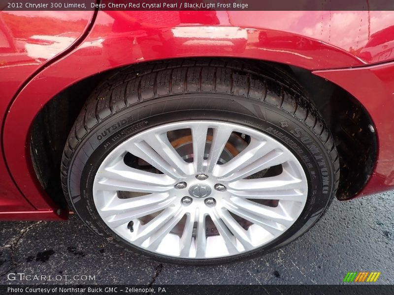 Deep Cherry Red Crystal Pearl / Black/Light Frost Beige 2012 Chrysler 300 Limited