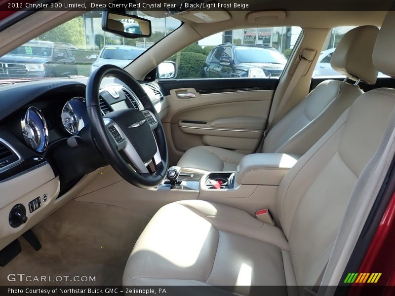 Deep Cherry Red Crystal Pearl / Black/Light Frost Beige 2012 Chrysler 300 Limited