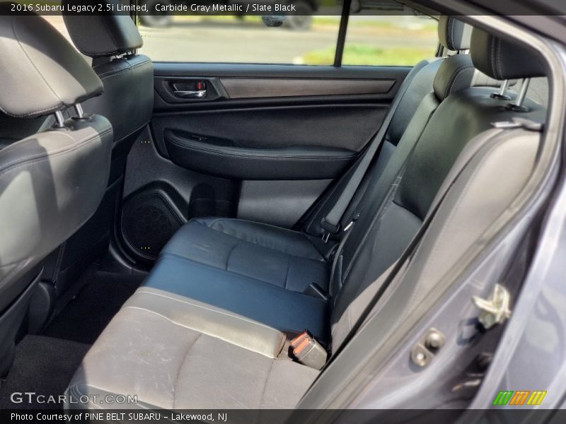Rear Seat of 2016 Legacy 2.5i Limited