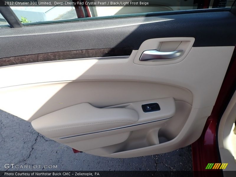 Deep Cherry Red Crystal Pearl / Black/Light Frost Beige 2012 Chrysler 300 Limited