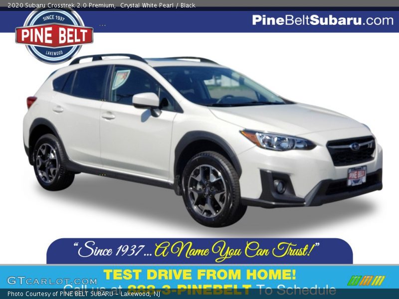 Crystal White Pearl / Black 2020 Subaru Crosstrek 2.0 Premium