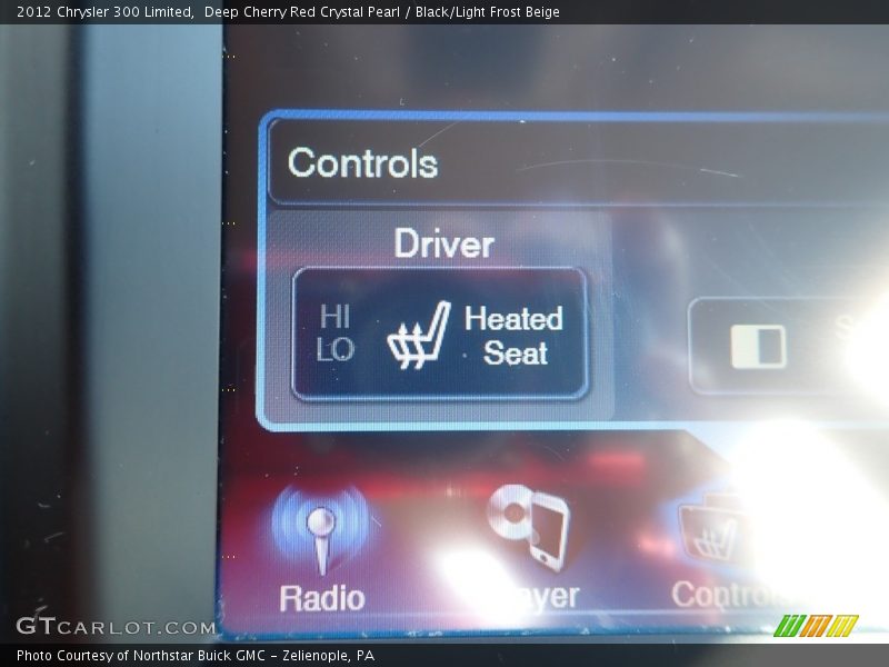 Deep Cherry Red Crystal Pearl / Black/Light Frost Beige 2012 Chrysler 300 Limited