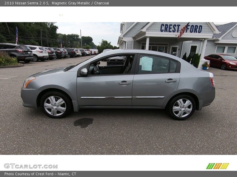 Magnetic Gray Metallic / Charcoal 2010 Nissan Sentra 2.0 S