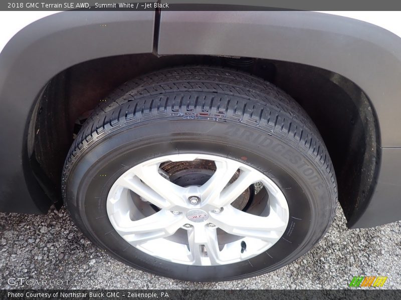 Summit White / ­Jet Black 2018 GMC Terrain SLE AWD