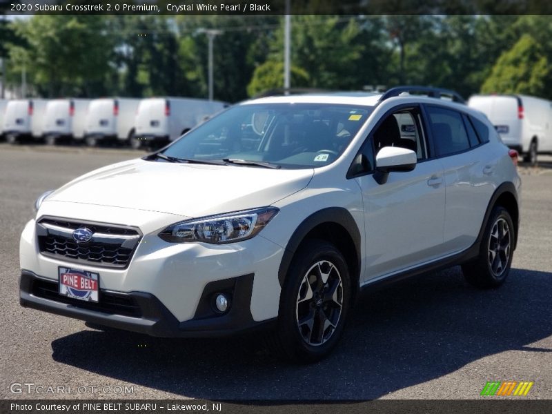 Crystal White Pearl / Black 2020 Subaru Crosstrek 2.0 Premium