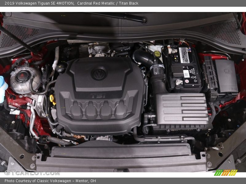 Cardinal Red Metallic / Titan Black 2019 Volkswagen Tiguan SE 4MOTION